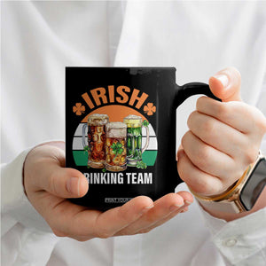 Funny Irish Drinking Team Coffee Mug St Patricks Day Vintage Beer Ireland Flag Clover TS11 Print Your Wear