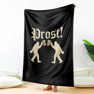 Funny Oktoberfest Bigfoot Prost Throw Blanket German Sasquatch Beer Mug TS11 Print Your Wear