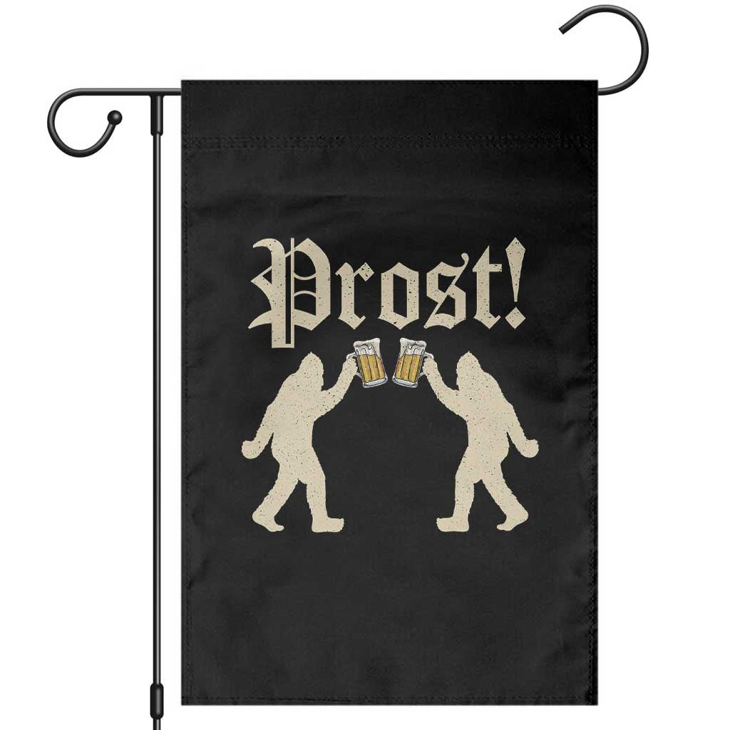 Funny Oktoberfest Bigfoot Prost Garden Flag German Sasquatch Beer Mug TS11 Black Print Your Wear