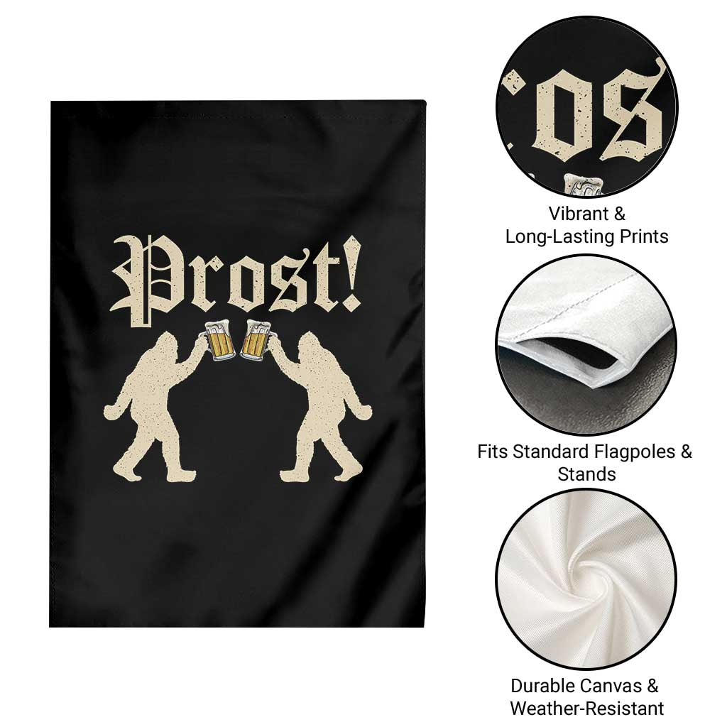 Funny Oktoberfest Bigfoot Prost Garden Flag German Sasquatch Beer Mug TS11 Print Your Wear