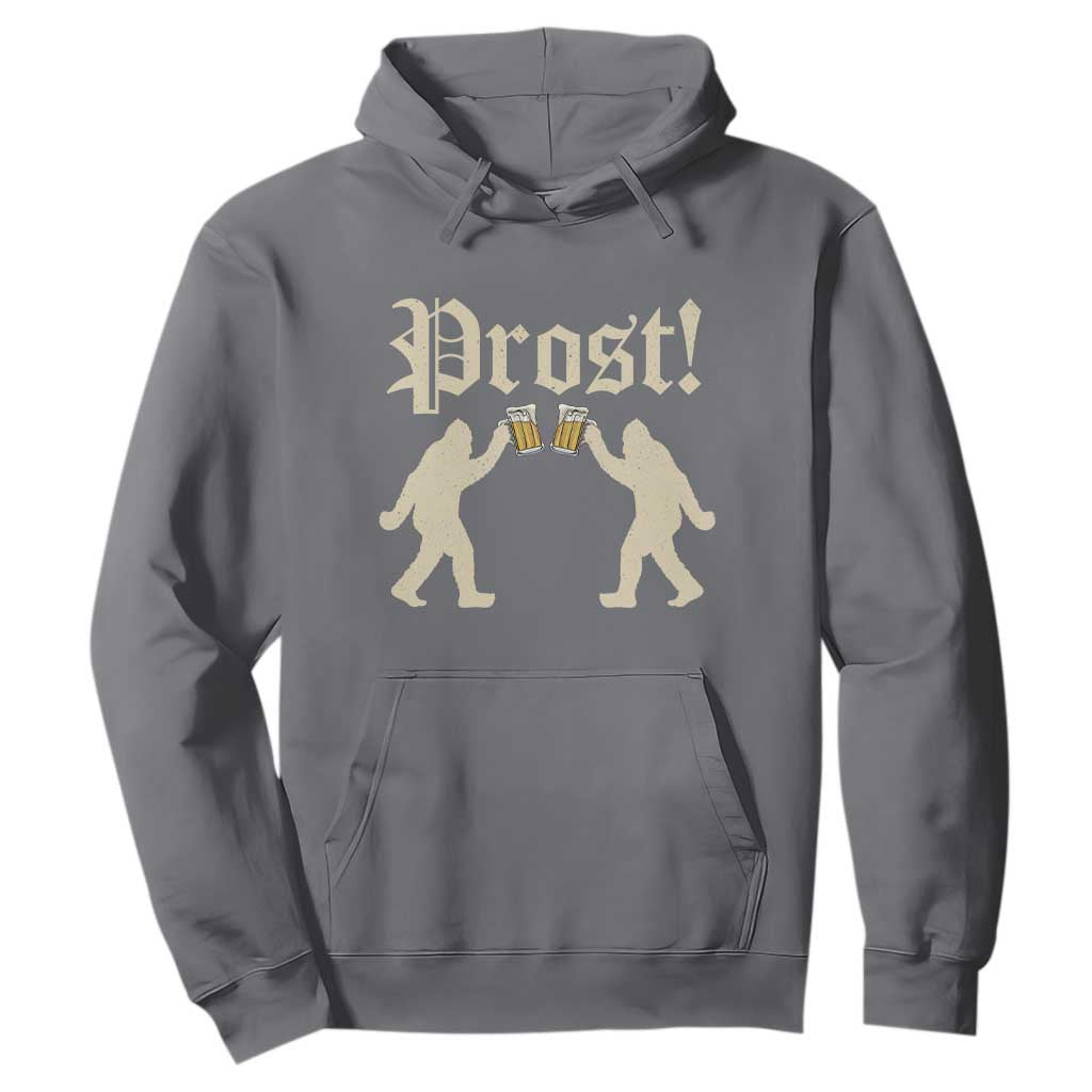 Funny Oktoberfest Bigfoot Prost Hoodie German Sasquatch Beer Mug TS11 Charcoal Print Your Wear