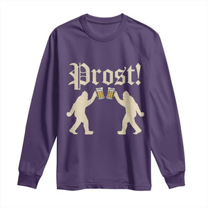 Funny Oktoberfest Bigfoot Prost Long Sleeve Shirt German Sasquatch Beer Mug TS11 Purple Print Your Wear