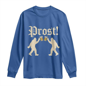 Funny Oktoberfest Bigfoot Prost Long Sleeve Shirt German Sasquatch Beer Mug TS11 Royal Blue Print Your Wear