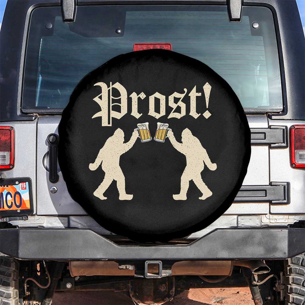 Funny Oktoberfest Bigfoot Prost Spare Tire Cover German Sasquatch Beer Mug TS11 No hole Black Print Your Wear