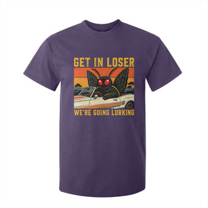 Get In Loser We Are Going Lurking Funny Mothman T Shirt For Kid Cryptozoology Cryptid Lover