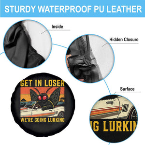 Get In Loser We Are Going Lurking Funny Mothman Spare Tire Cover Cryptozoology Cryptid Lover TS11 Print Your Wear