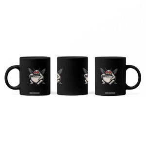Please Leave Me Alone I Am Eating Soup Funny Mothman Coffee Mug