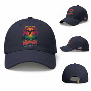 Funny Mothman Baseball Cap Have You Seen The Mothman Terror From The Skies Cryptid Legends