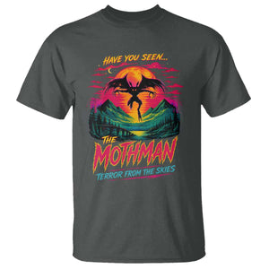 Funny Mothman T Shirt Have You Seen The Mothman Terror From The Skies Cryptid Legends TS11 Dark Heather Print Your Wear