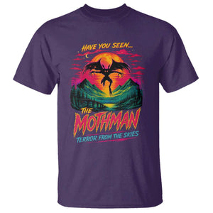 Funny Mothman T Shirt Have You Seen The Mothman Terror From The Skies Cryptid Legends TS11 Purple Print Your Wear