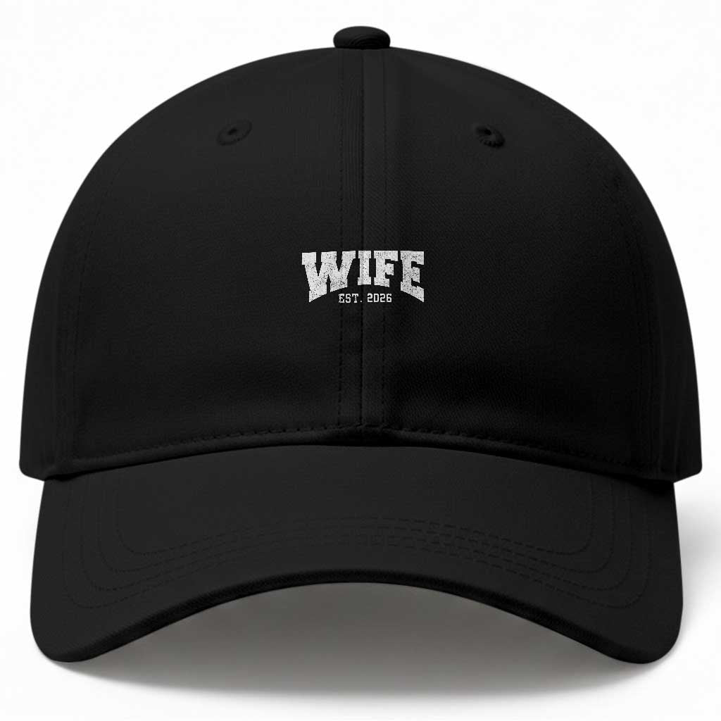 Wife Est 2026 Baseball Cap Just Married Couple Matching Wedding Honeymoon