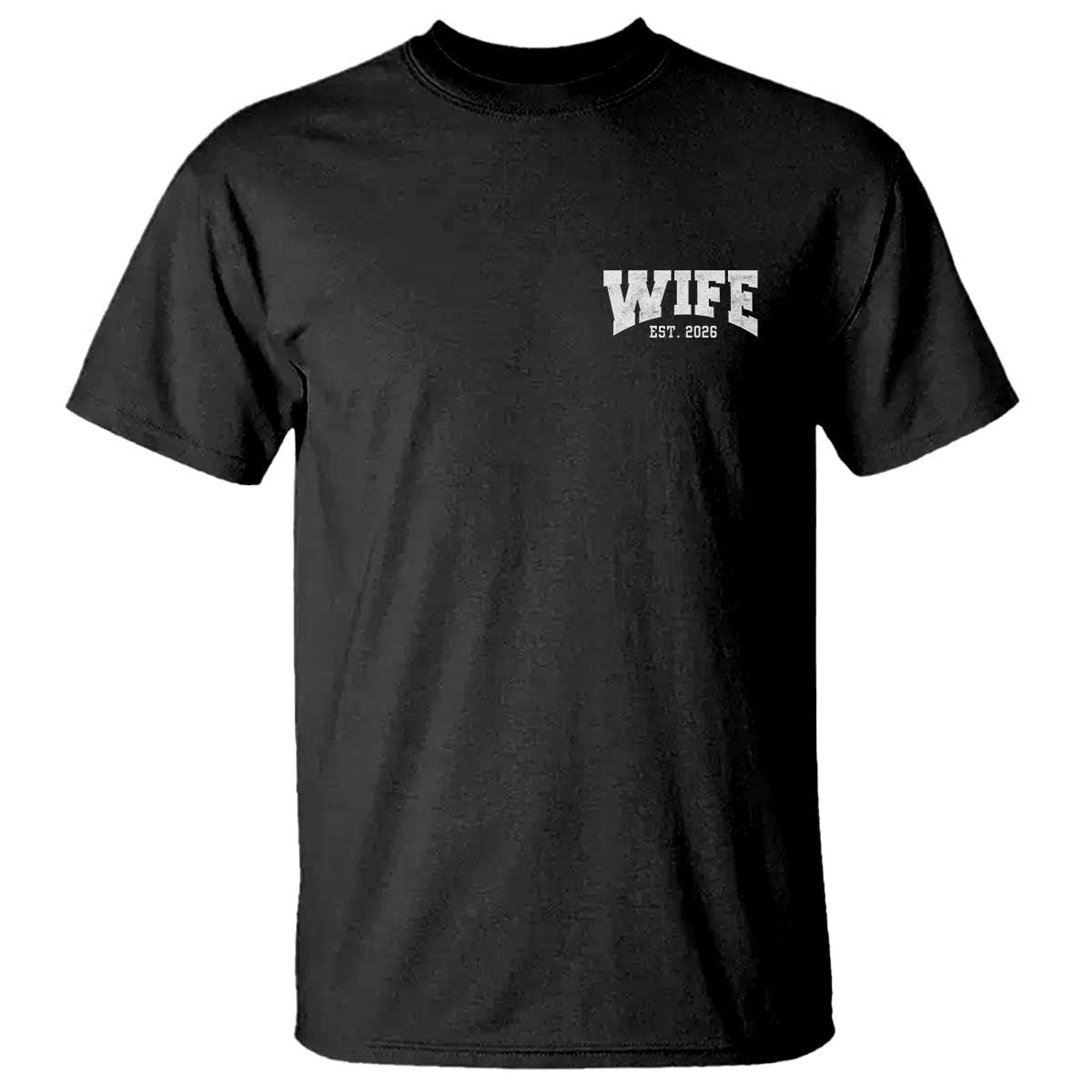 Wife Est 2026 T Shirt Just Married Couple Matching Wedding Honeymoon