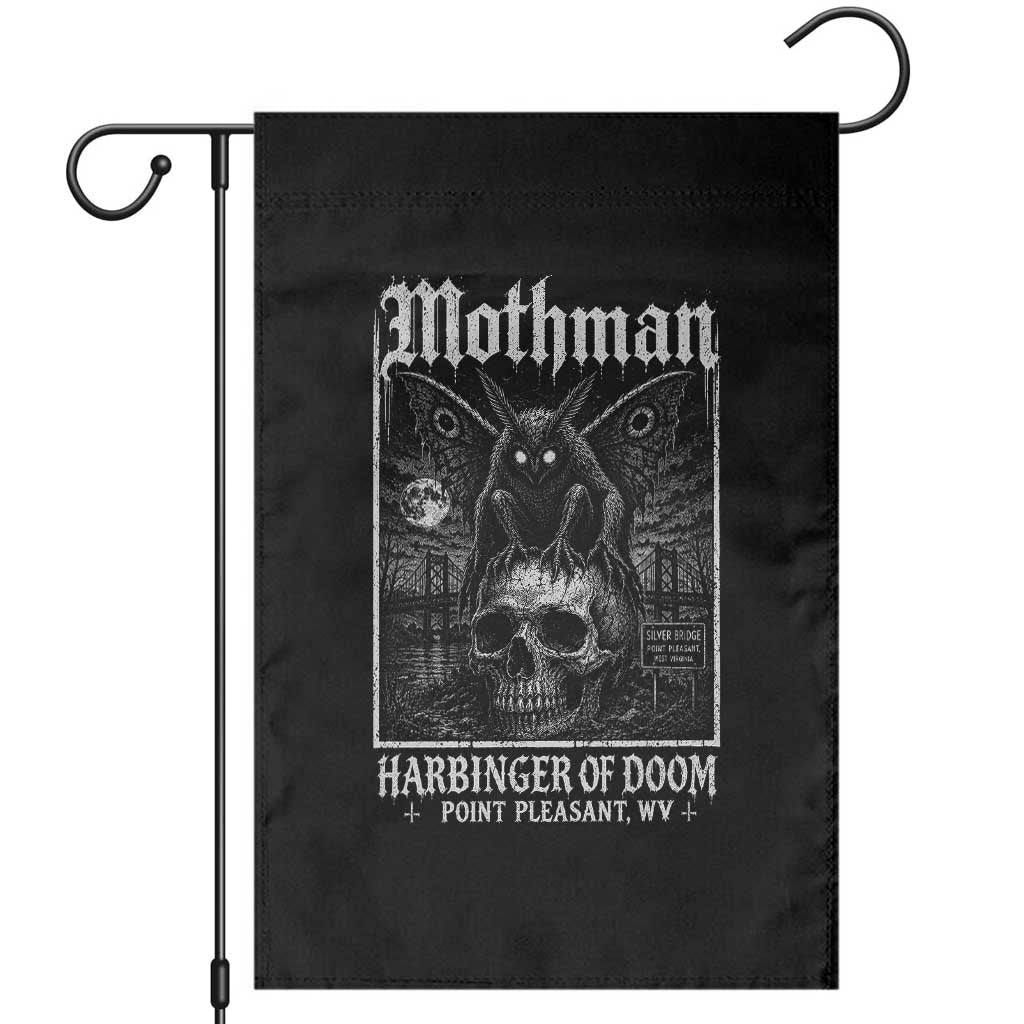 Mothman Harbinger of Doom Point Pleasant WV Garden Flag Gothic Horror Cryptid Creature
