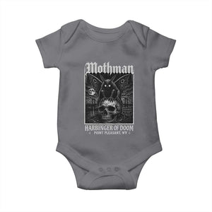 Mothman Harbinger of Doom Point Pleasant WV Baby Onesie Gothic Horror Cryptid Creature TS11 Charcoal Print Your Wear