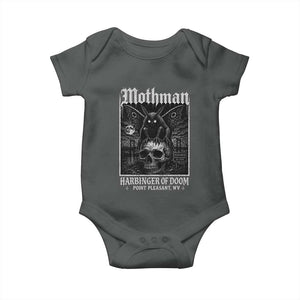 Mothman Harbinger of Doom Point Pleasant WV Baby Onesie Gothic Horror Cryptid Creature TS11 Dark Heather Print Your Wear