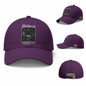 Mothman Harbinger of Doom Point Pleasant WV Baseball Cap Gothic Horror Cryptid Creature