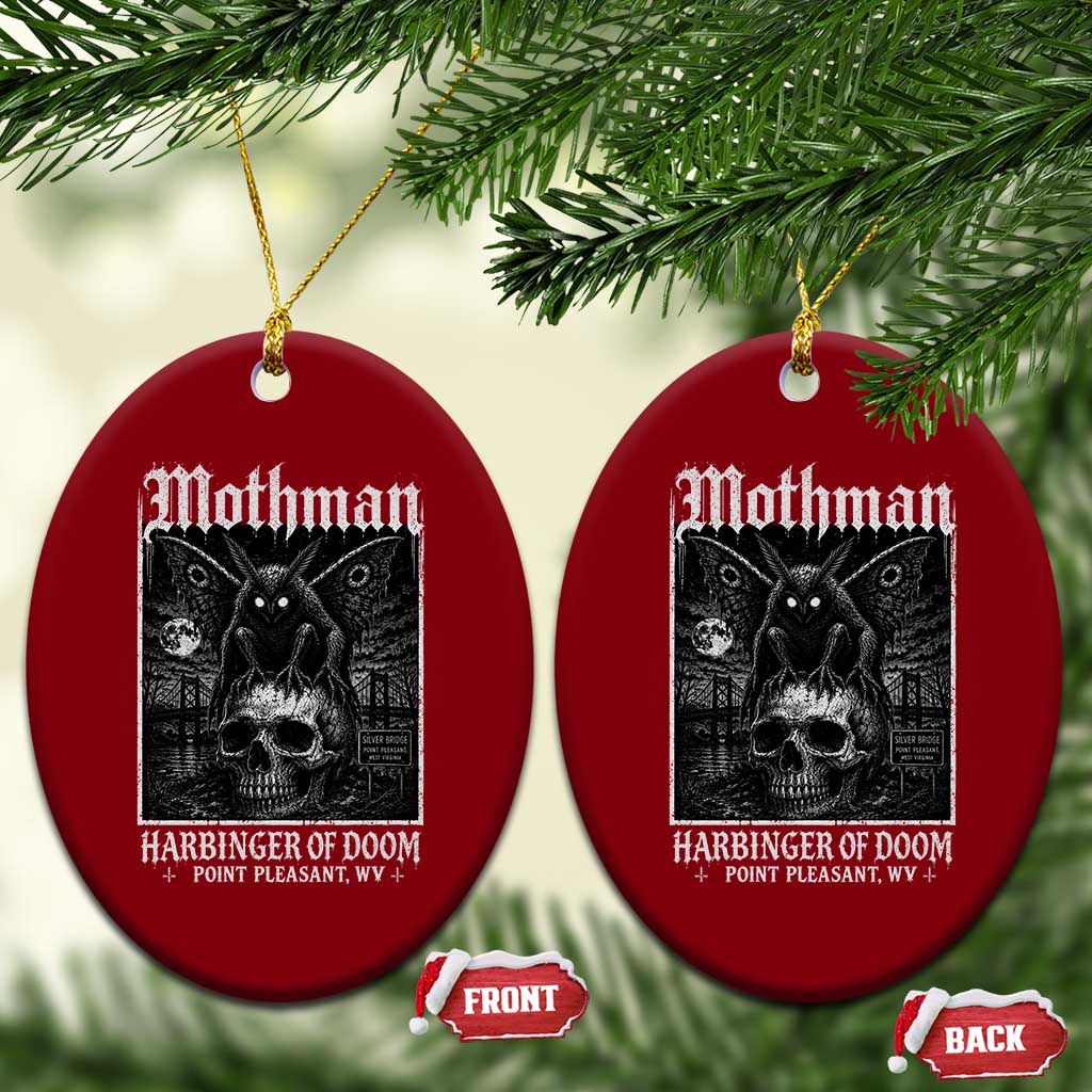 Mothman Harbinger of Doom Point Pleasant WV Ceramic Ornament Gothic Horror Cryptid Creature TS11 Print Your Wear