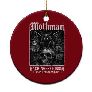 Mothman Harbinger of Doom Point Pleasant WV Ceramic Ornament Gothic Horror Cryptid Creature TS11 1pc Red Print Your Wear