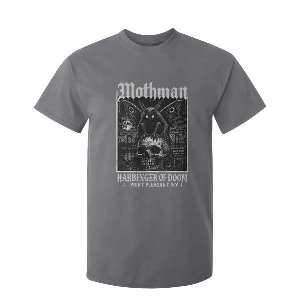 Mothman Harbinger of Doom Point Pleasant WV T Shirt For Kid Gothic Horror Cryptid Creature TS11 Charcoal Print Your Wear
