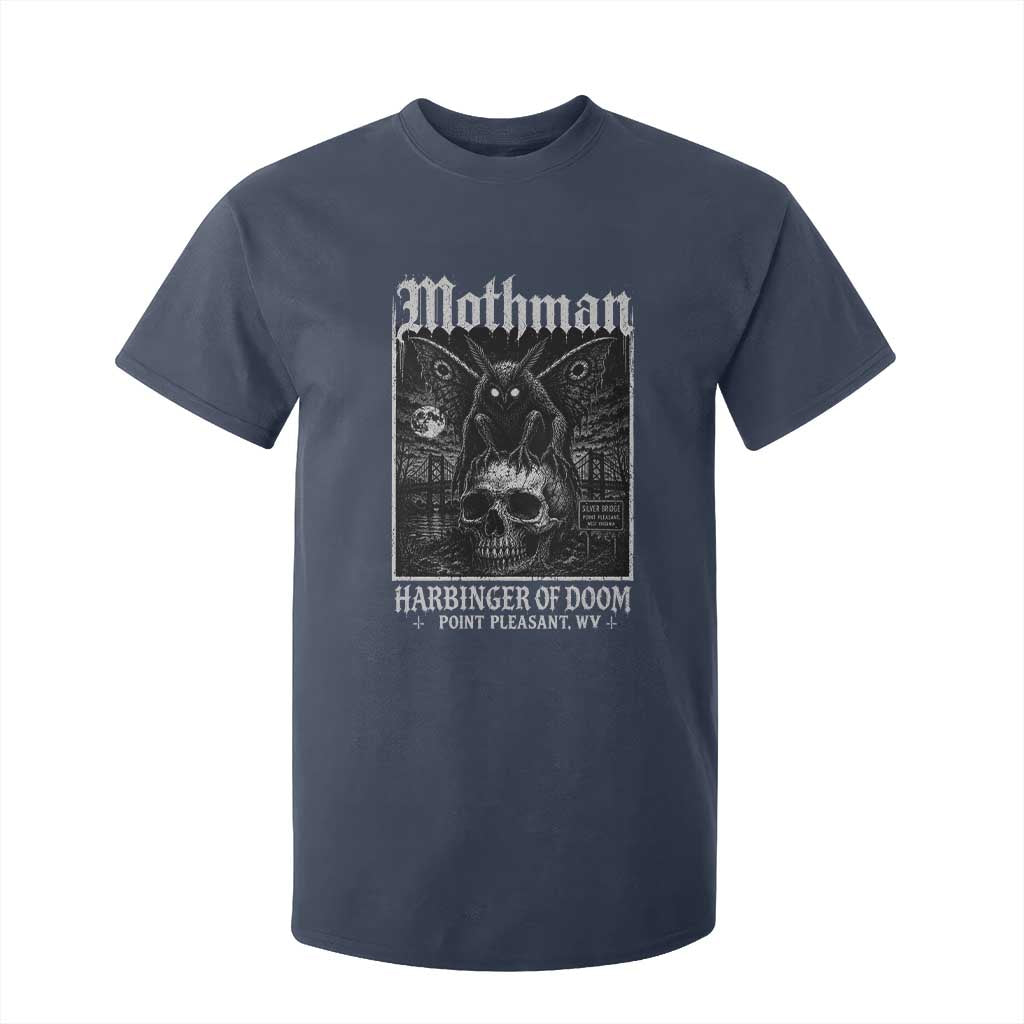 Mothman Harbinger of Doom Point Pleasant WV T Shirt For Kid Gothic Horror Cryptid Creature TS11 Navy Print Your Wear