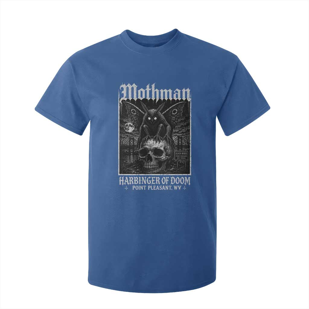 Mothman Harbinger of Doom Point Pleasant WV T Shirt For Kid Gothic Horror Cryptid Creature TS11 Royal Blue Print Your Wear
