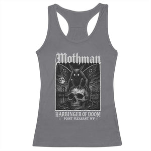 Mothman Harbinger of Doom Point Pleasant WV Racerback Tank Top Gothic Horror Cryptid Creature TS11 Charcoal Print Your Wear