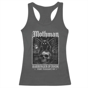 Mothman Harbinger of Doom Point Pleasant WV Racerback Tank Top Gothic Horror Cryptid Creature TS11 Dark Heather Print Your Wear