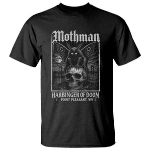 Mothman Harbinger of Doom Point Pleasant WV T Shirt Gothic Horror Cryptid Creature TS11 Black Print Your Wear