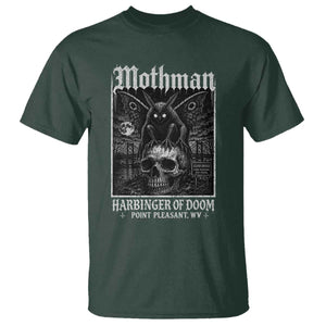 Mothman Harbinger of Doom Point Pleasant WV T Shirt Gothic Horror Cryptid Creature TS11 Dark Forest Green Print Your Wear
