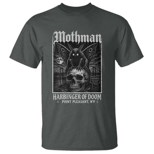 Mothman Harbinger of Doom Point Pleasant WV T Shirt Gothic Horror Cryptid Creature TS11 Dark Heather Print Your Wear