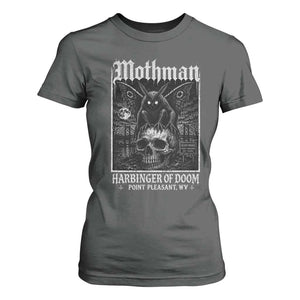 Mothman Harbinger of Doom Point Pleasant WV T Shirt For Women Gothic Horror Cryptid Creature TS11 Dark Heather Print Your Wear