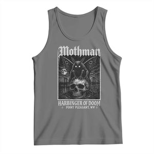 Mothman Harbinger of Doom Point Pleasant WV Tank Top Gothic Horror Cryptid Creature TS11 Black Heather Print Your Wear