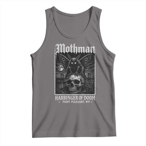 Mothman Harbinger of Doom Point Pleasant WV Tank Top Gothic Horror Cryptid Creature TS11 Deep Heather Print Your Wear