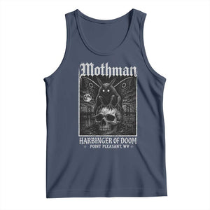 Mothman Harbinger of Doom Point Pleasant WV Tank Top Gothic Horror Cryptid Creature TS11 Navy Print Your Wear