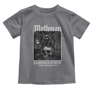 Mothman Harbinger of Doom Point Pleasant WV Toddler T Shirt Gothic Horror Cryptid Creature TS11 Charcoal Print Your Wear