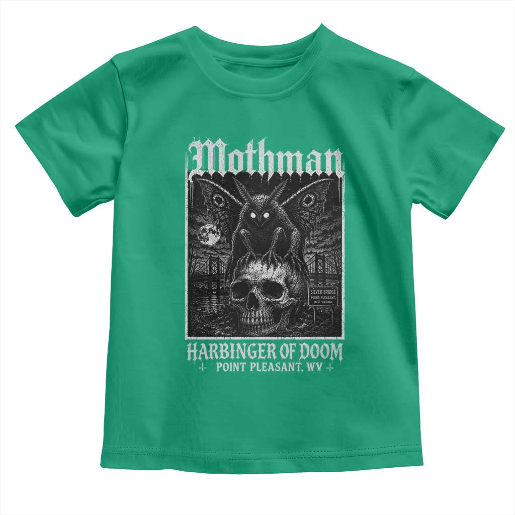 Mothman Harbinger of Doom Point Pleasant WV Toddler T Shirt Gothic Horror Cryptid Creature TS11 Irish Green Print Your Wear