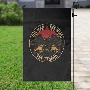 Funny Mothman The Man The Moth The Legend Garden Flag Retro Folklore Creepy Cryptid