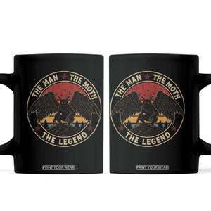 Funny Mothman The Man The Moth The Legend Coffee Mug Retro Folklore Creepy Cryptid