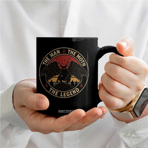 Funny Mothman The Man The Moth The Legend Coffee Mug Retro Folklore Creepy Cryptid