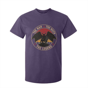 Funny Mothman The Man The Moth The Legend T Shirt For Kid Retro Folklore Creepy Cryptid TS11 Purple Print Your Wear