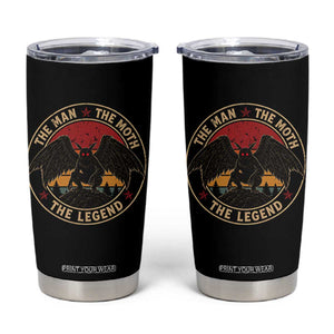 Funny Mothman The Man The Moth The Legend Tumbler Cup Retro Folklore Creepy Cryptid