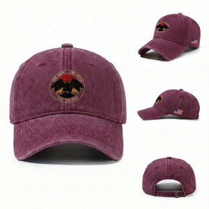 Funny Mothman The Man The Moth The Legend Washed Cotton Baseball Cap Retro Folklore Creepy Cryptid