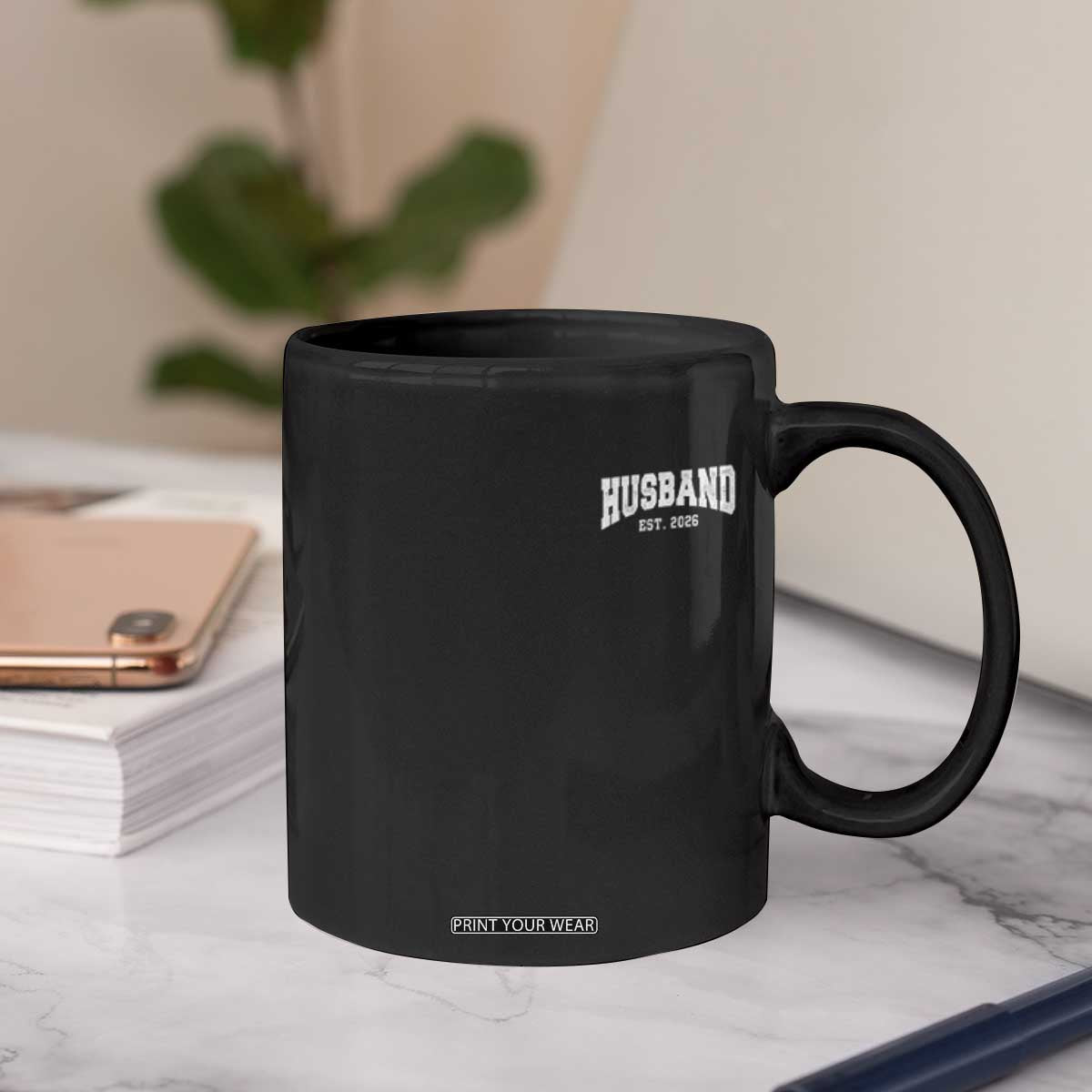 Husband Est 2026 Coffee Mug Just Married Couple Matching Wedding Honeymoon