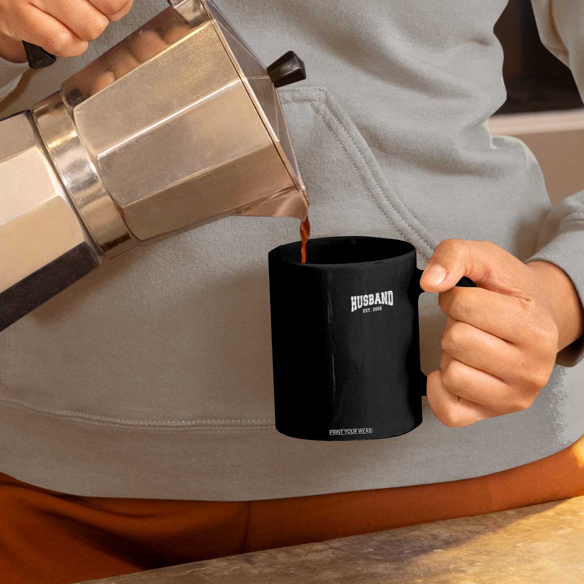 Husband Est 2026 Coffee Mug Just Married Couple Matching Wedding Honeymoon