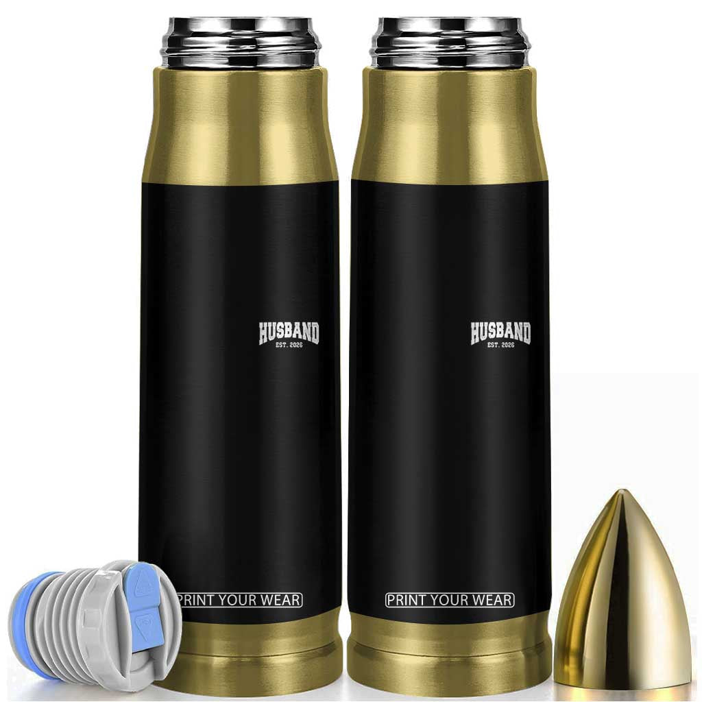 Husband Est 2026 Bullet Tumbler Just Married Couple Matching Wedding Honeymoon
