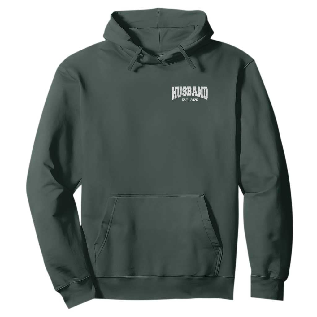 Husband Est 2026 Hoodie Just Married Couple Matching Wedding Honeymoon