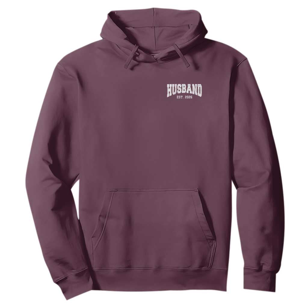 Husband Est 2026 Hoodie Just Married Couple Matching Wedding Honeymoon