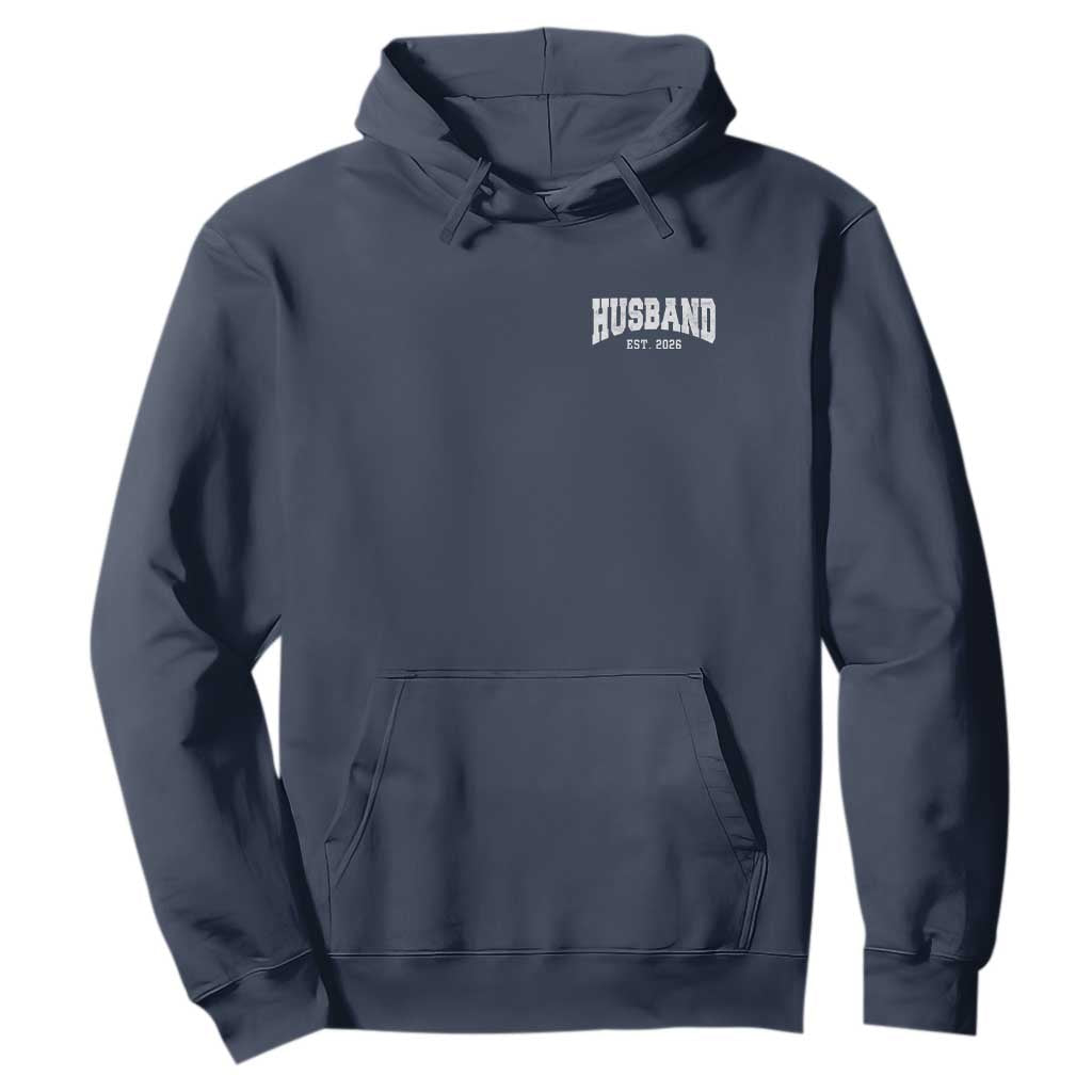 Husband Est 2026 Hoodie Just Married Couple Matching Wedding Honeymoon