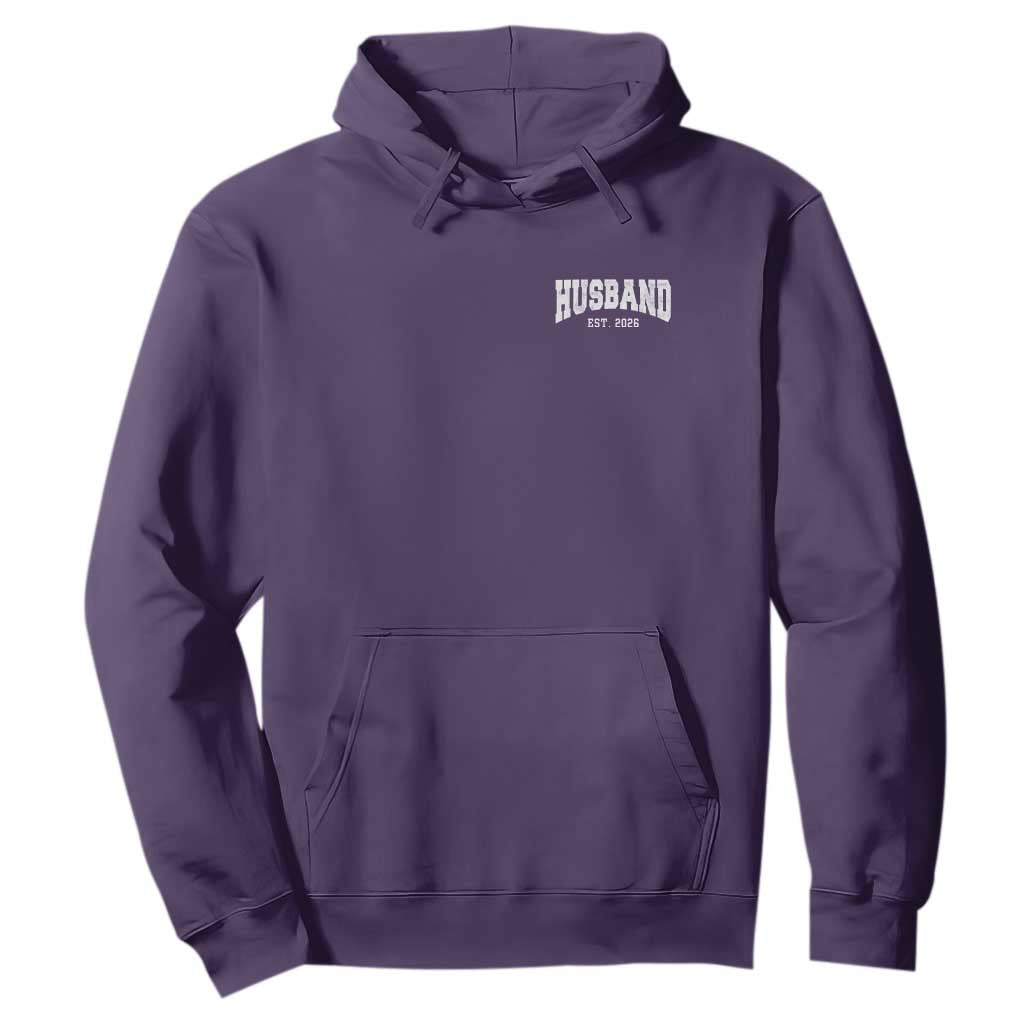 Husband Est 2026 Hoodie Just Married Couple Matching Wedding Honeymoon