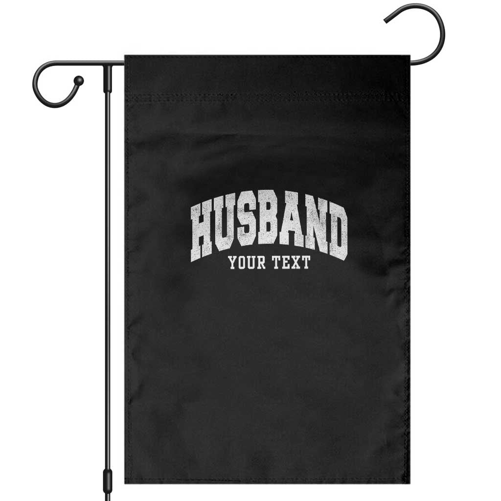 Personalized Husband Garden Flag Custom Text Name Hubby Marriage Anniversary Couple Gift